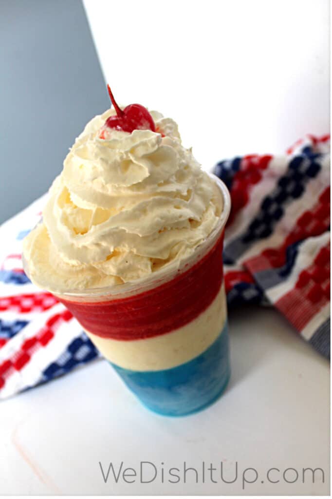 Red White And Blue Jello Cheese Cake Parfaits