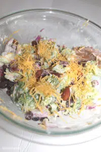 Salad in Process 