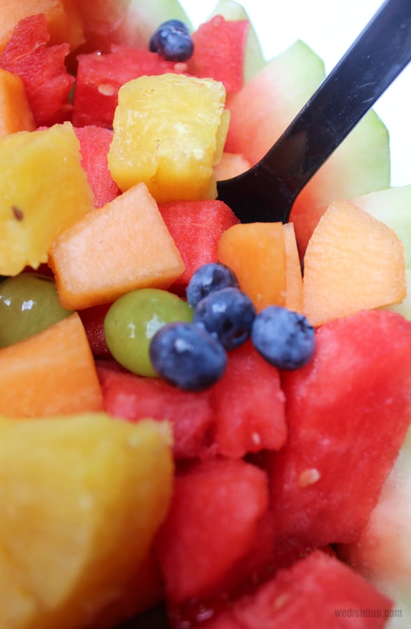 Fruit with spoon 