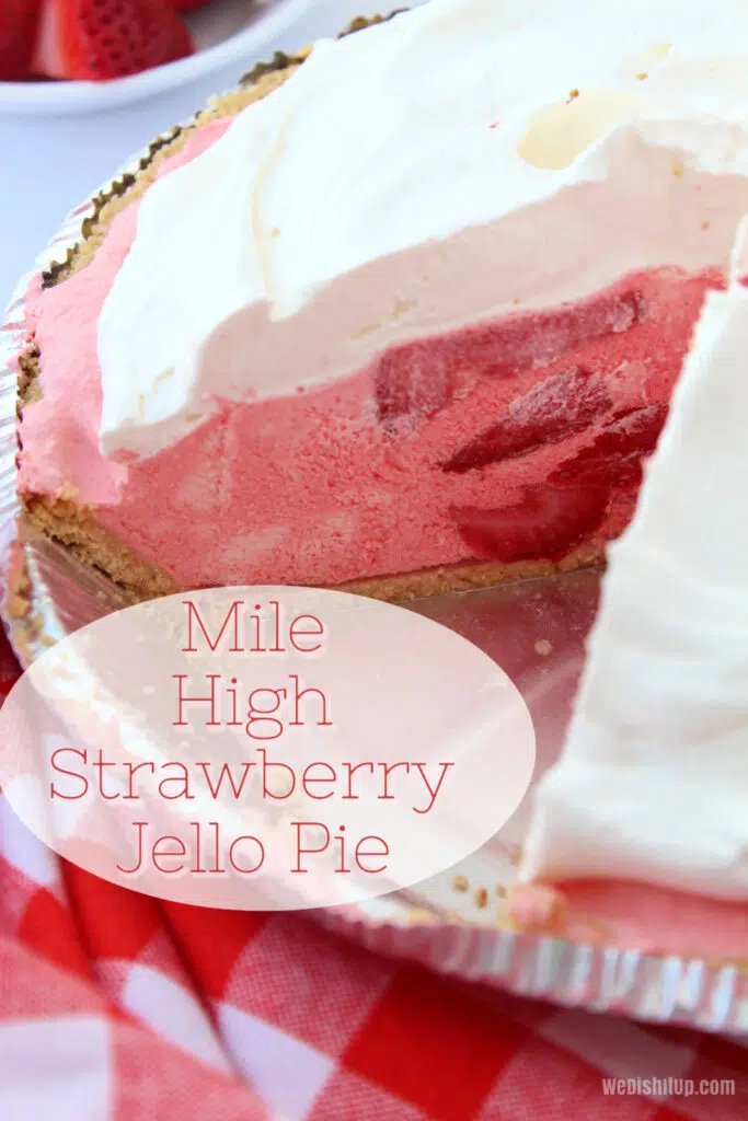 Mile High Strawberry Pie