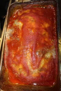  stuffed meatloaf done in pan