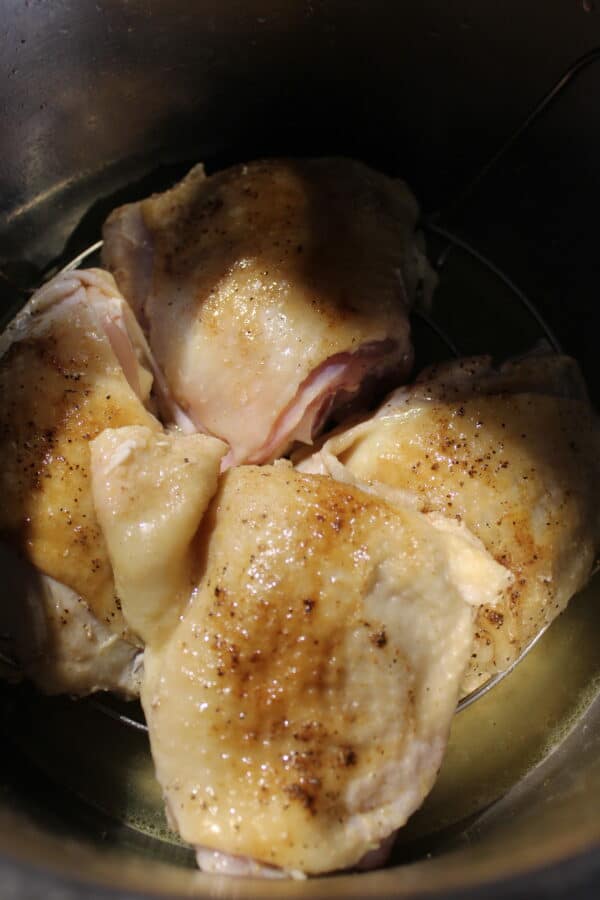 Cooked Chicken in Pot