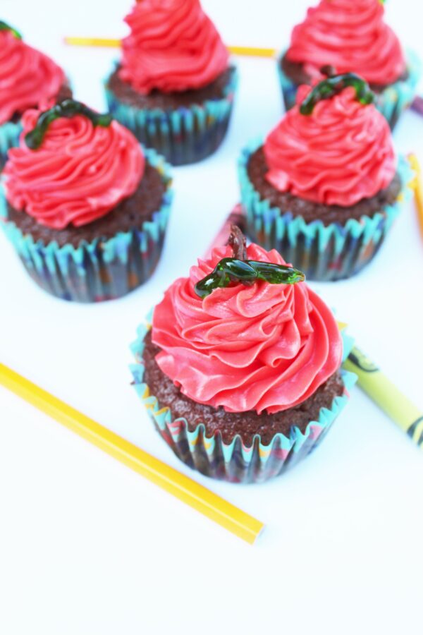 Easy Back To School Cupcakes