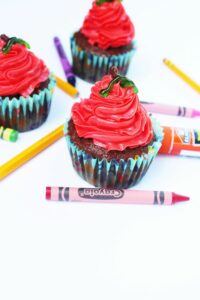 Easy Back To School Cupcakes