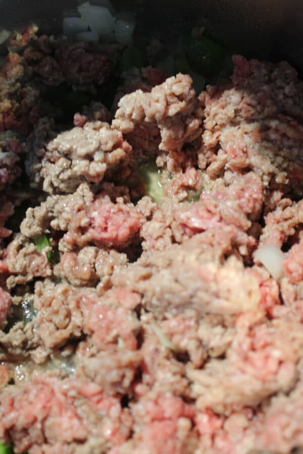 Ground Beef In Process