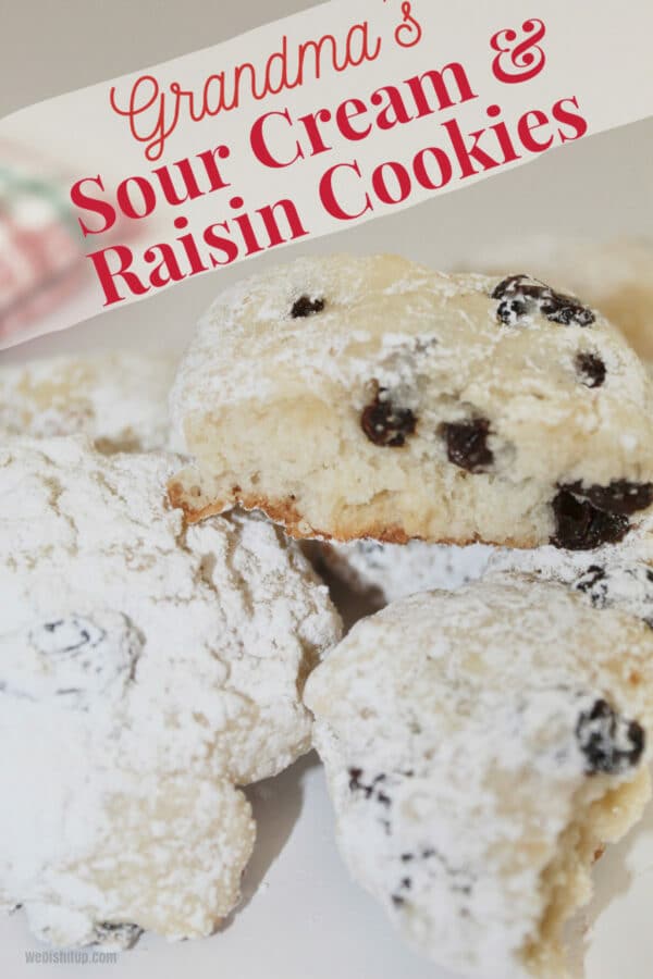 Grandma’s Sour Cream Raisin Cookies We Dish It Up