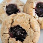 Peanut Butter and Jelly Thumb Print Cookies