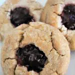 Peanut Butter and Jelly Thumb Print Cookies