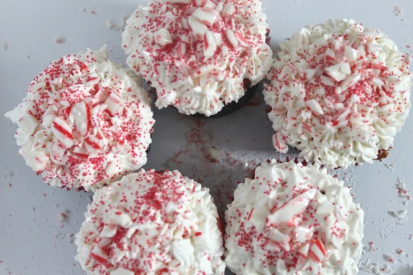 Candy Cane Cupcakes 5