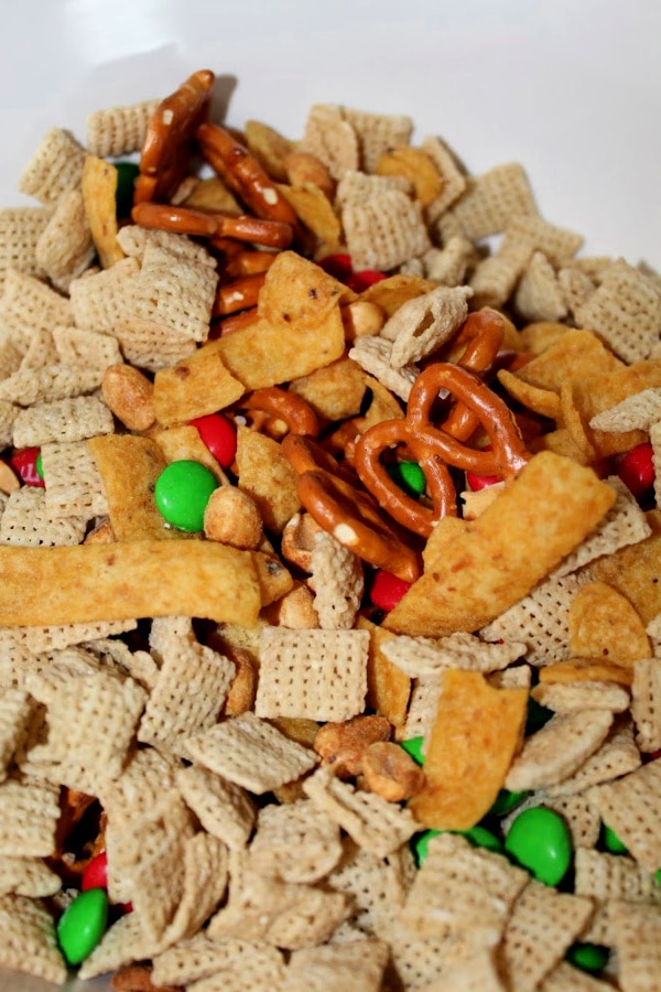 Chex Mix In Process
