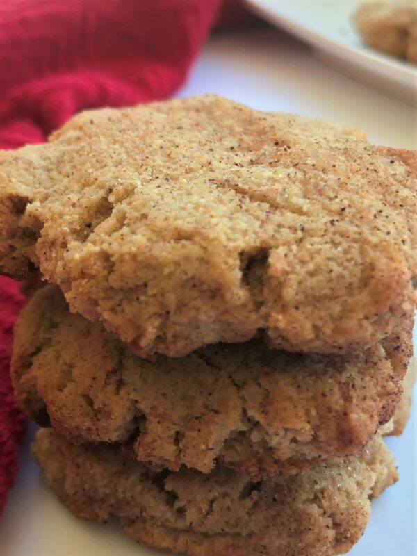 Low Carb Soft Snickerdoodle Cookies