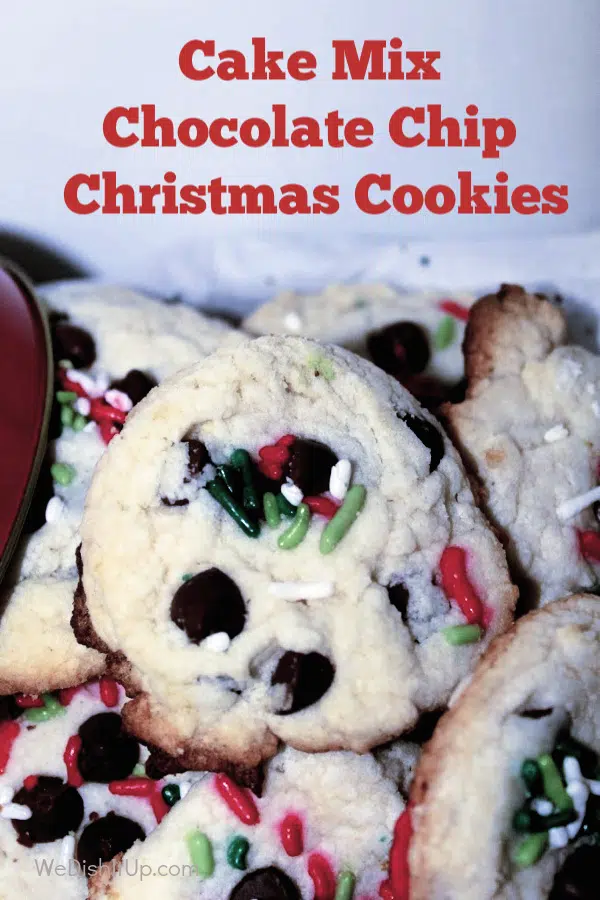 Cake Mix Christmas Cookies 