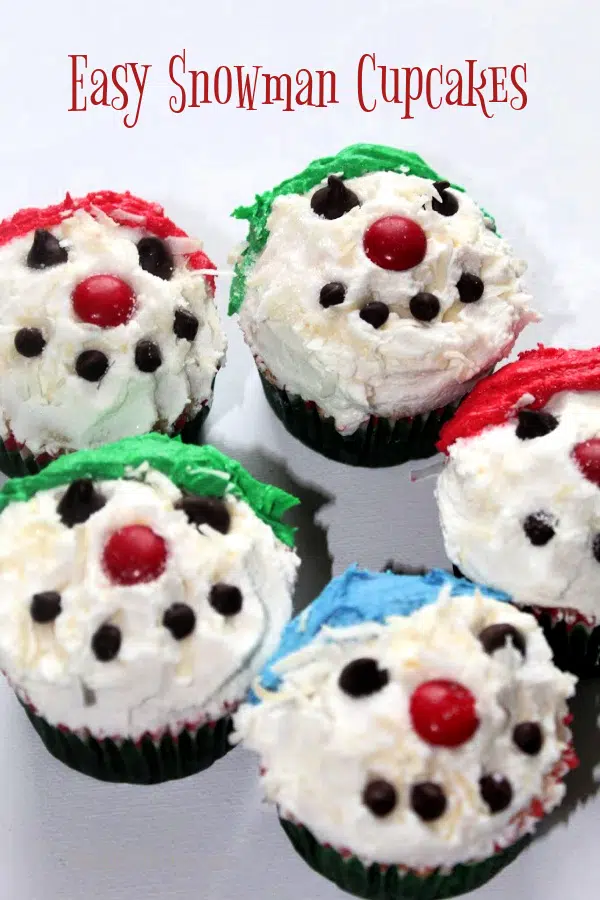 Snowman Cupcakes -5