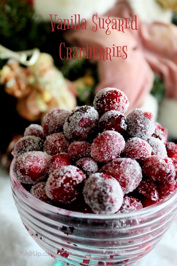 Vanilla Sugar Cranberries