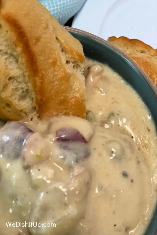 Bread Dipped in Chowder 