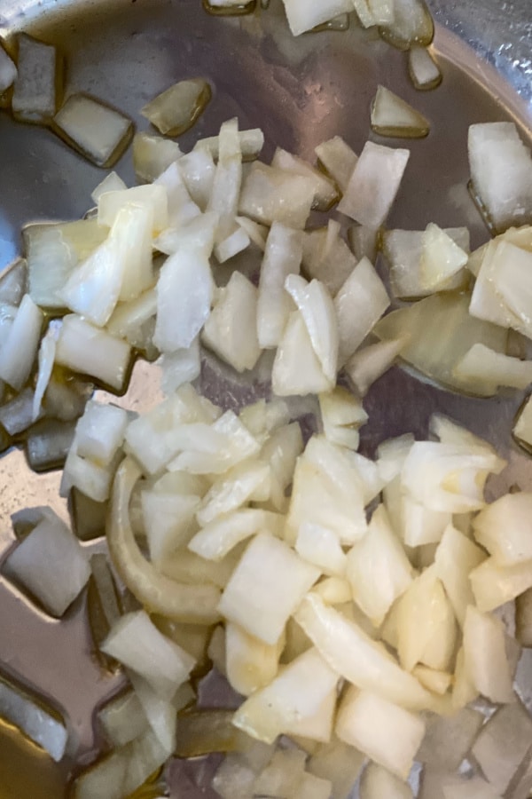 Sauteing Onions 