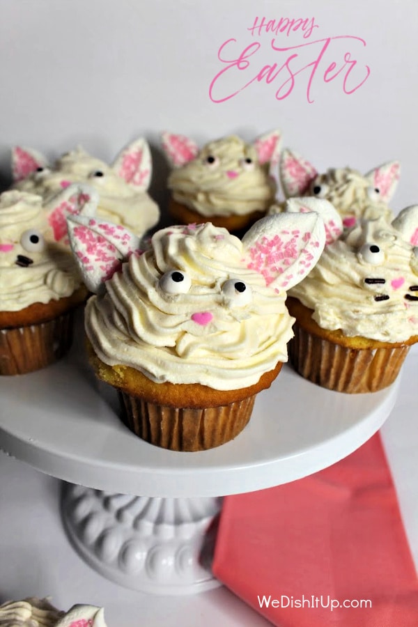 Easter Bunny Cupcakes