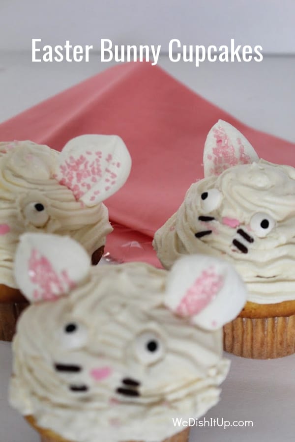 3 Bunny Cupcakes