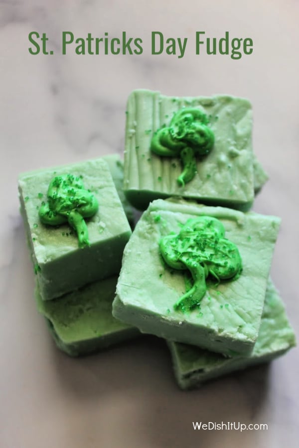 Easy ST. Patrick's Day Fudge St. Patricks Day Fudge