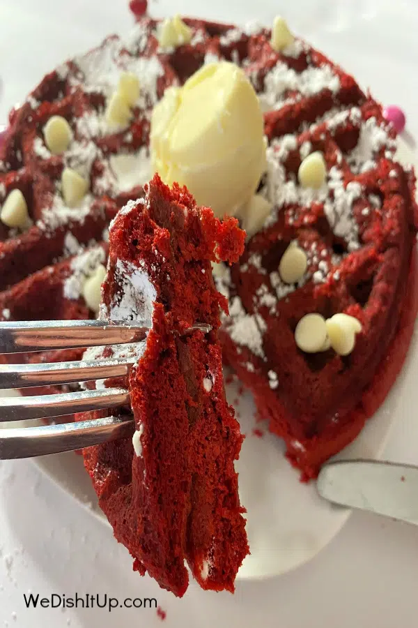 RedRed Velvet Valentines Waffles