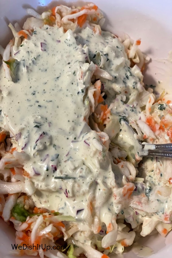 Mixing the Slaw 