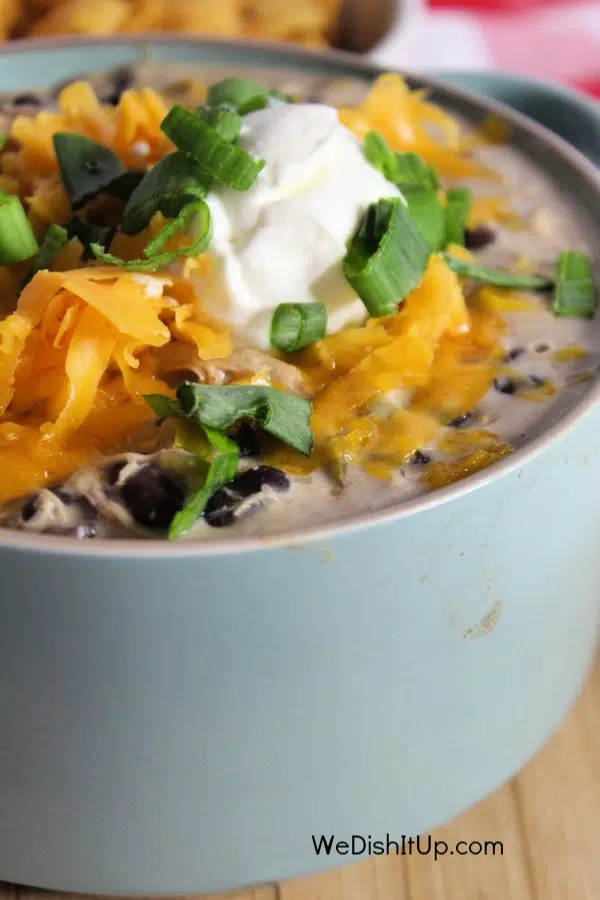 White Chicken Chili With Black Beans