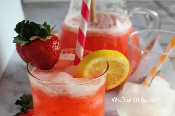 Fresh Made Strawberry Lemonade 