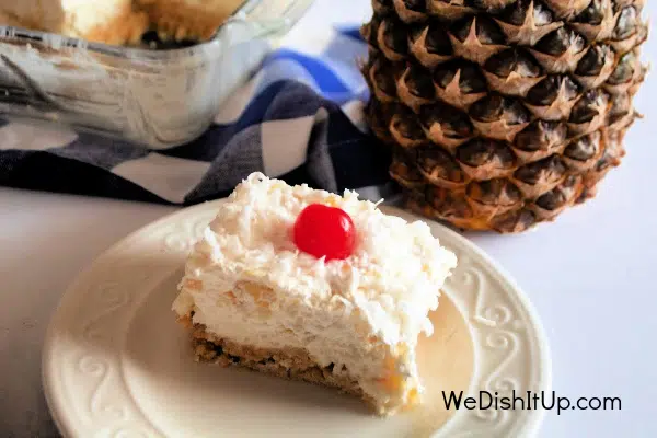 No Bake Pineapple Dream Dessert - Meatloaf and Melodrama