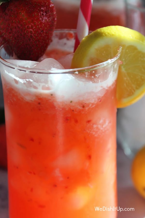 Fresh Made Strawberry Lemonade 