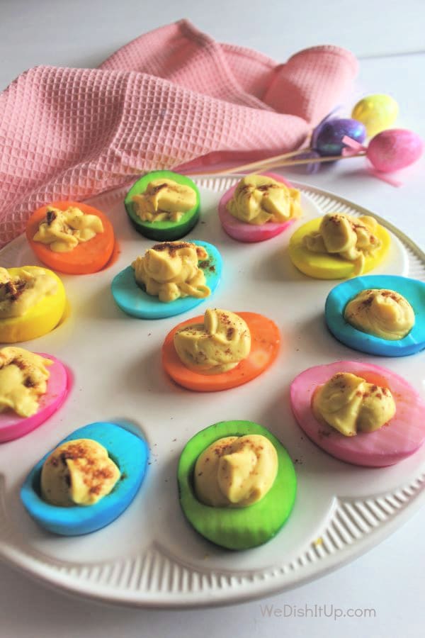 Spring Deviled Eggs 