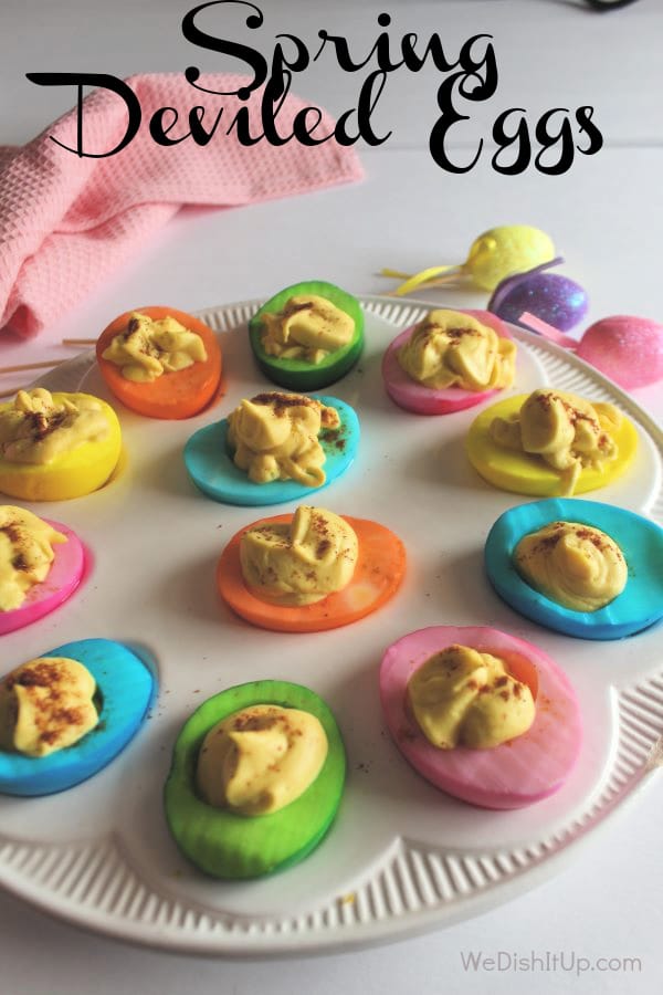 Easy to Make Spring Deviled Eggs 