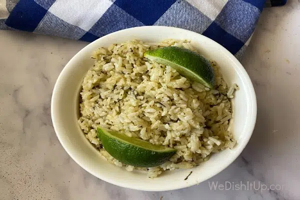Rice with limes