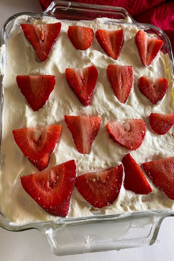 Strawberry Ice Box Cake