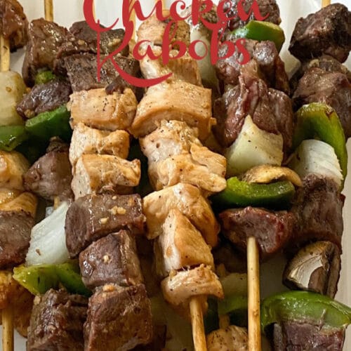 Steak and Chicken Kabobs