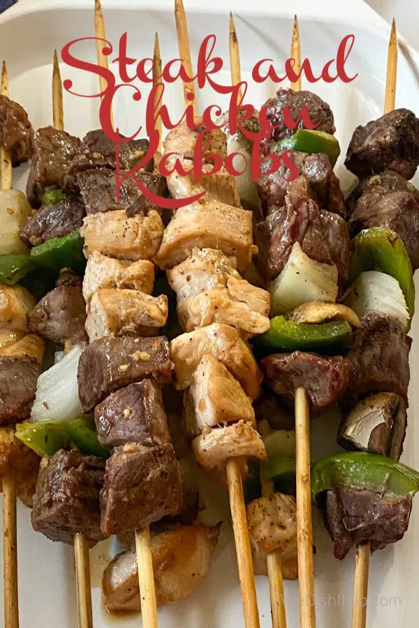 Steak and Chicken Kabobs