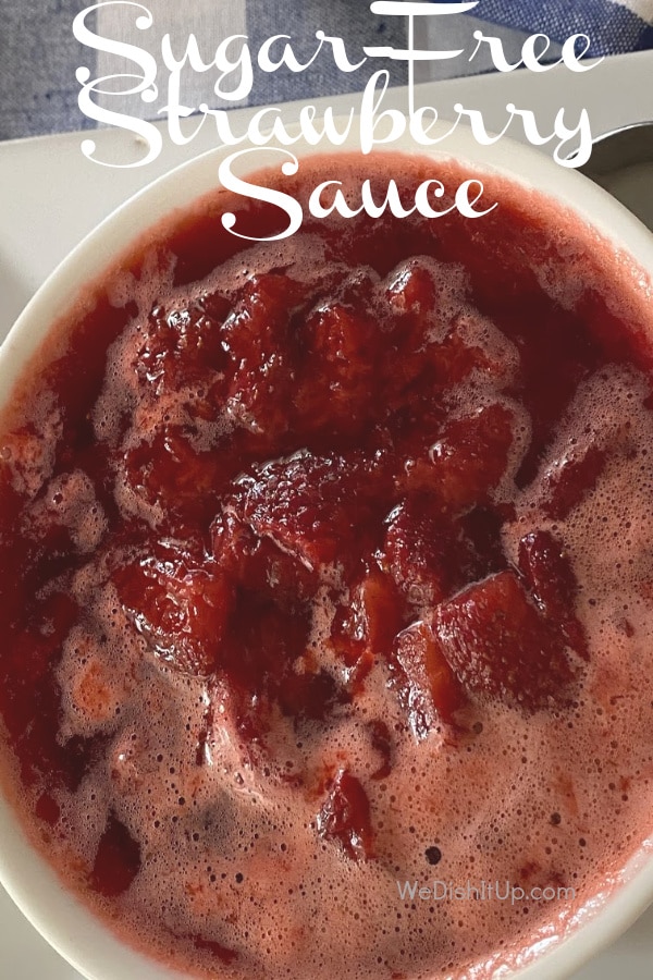 Strawberry Sauce Top View