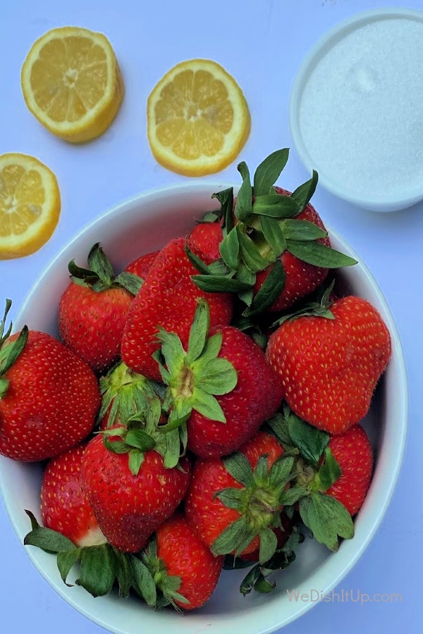 Strawberries in Bowl