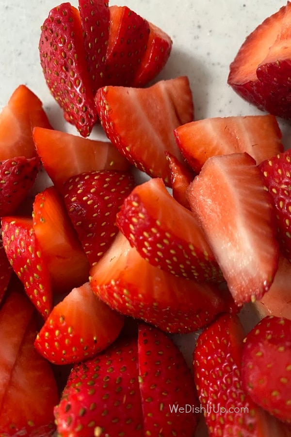 Sliced Strawberries