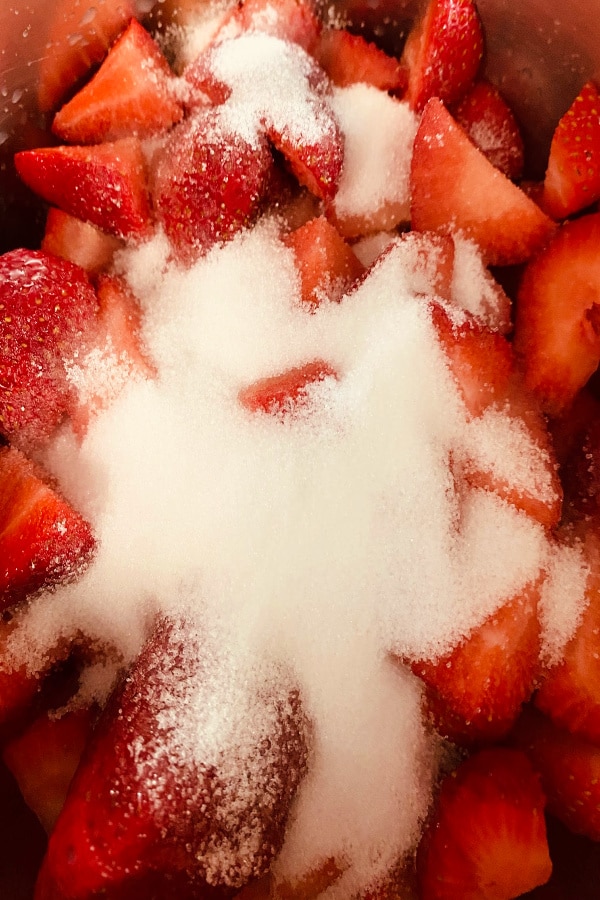 Sugar on Strawberries