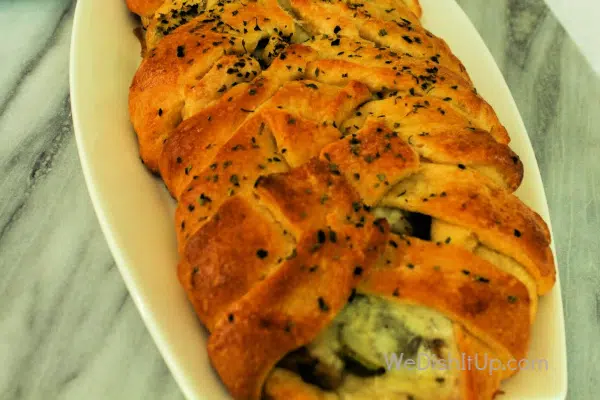 Philly Cheesesteak Crescent Braid, Recipe