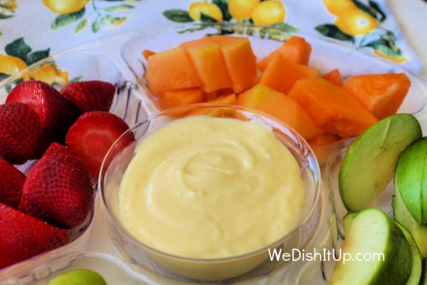 Dip with Fruit