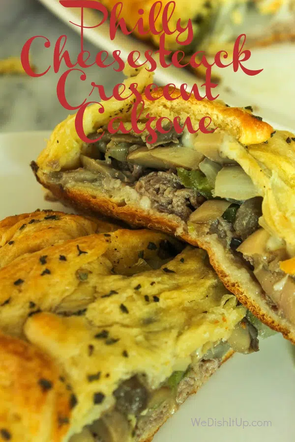 Philly Cheesesteak Crescent Calzone