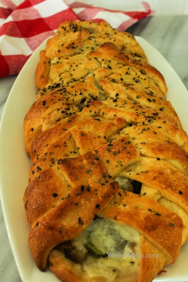 Philly Cheesesteak Crescent Calzone