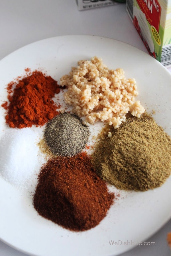 Spices On Plate