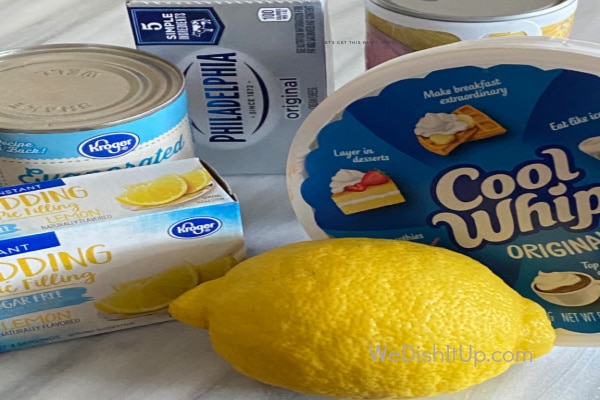 Ingredients for Lemon Pie