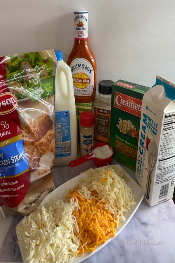 Mac and Cheese Ingredients