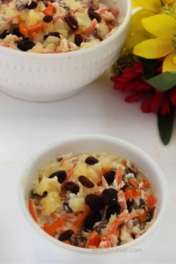 Carrot Raisin and Pineapple