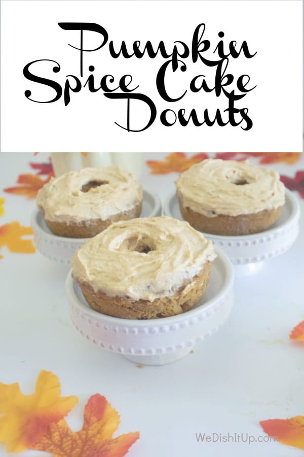 Pumpkn Spice Cake Donutsi