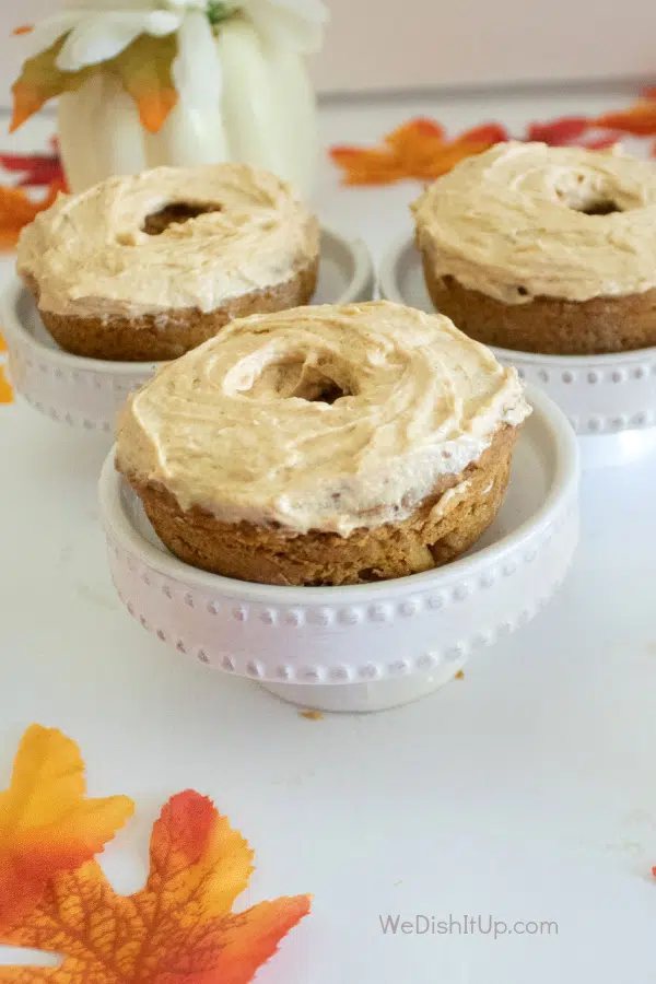 Pumpkin Spice Cake Mix Donuts