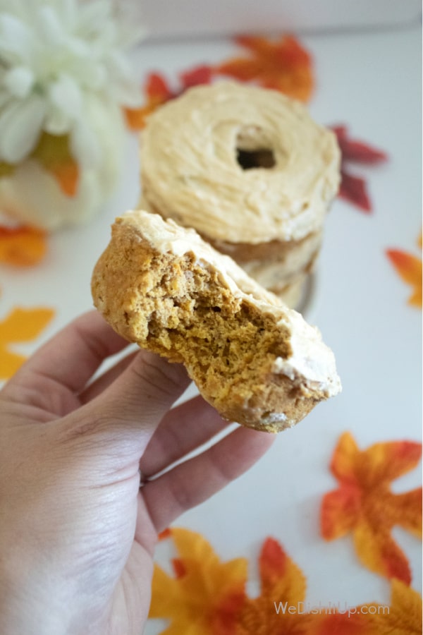 Easy Pumpkin Spice Cake Donuts Pumpkin Spice Cake Mix Donuts